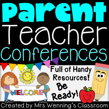 Preview of Parent Teacher Conference Forms & Handouts Pack! (Editable & PDF!)
