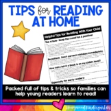 Conference Forms Reading at Home : Tips for Parents & Fami