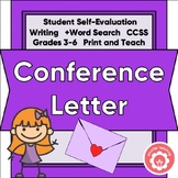 Conference Letter for Student Self-Evaluation to Parents C