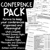 Conference Pack- Conference Forms to keep you ORGANIZED!