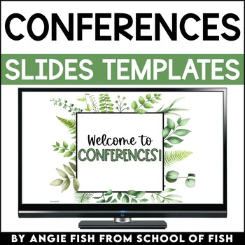 Preview of Conference Slides | Parent Teacher Conferences Slides | Spring Conferences