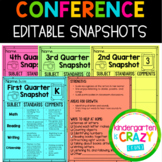 Conference Snapshots - Quarterly Report Card Parent Forms 