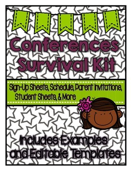 Preview of Parent-Teacher Conferences: Examples & Templates for Notes, Schedules, and More