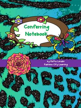 Preview of Conferring Notebook for Reading, Writing, and Math: Jungle Theme