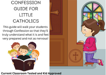 Preview of Confession Guide for Little Catholics