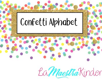 Preview of Confetti Alphabet