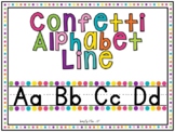 Confetti Alphabet Line