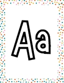 Confetti Alphabet Posters