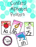 Confetti Alphabet Posters
