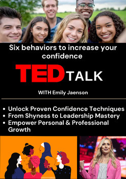 Preview of Confidence Booster Toolkit for Teens: A Short TED Talk with Activities & Debate