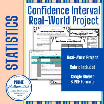 Preview of Confidence Interval Real-World Project