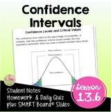 Confidence Intervals and Hypothesis Testing (Algebra 2 - Unit 13)