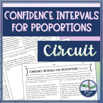 Preview of Confidence Intervals for Proportions Circuit Activity