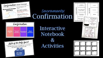 Preview of Confirmation Interactive Notebook and Activities