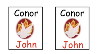 Preview of Confirmation Name Tags