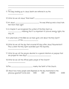 Answer Key Confirmed In The Spirit Chapter 2 Review Answers