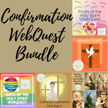 Preview of Confirmation WebQuest Bundle