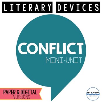 Preview of Conflict Mini-Unit: Understanding Types of Conflict w/ Google Classroom Version