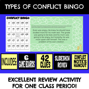 Preview of Conflict Bingo 