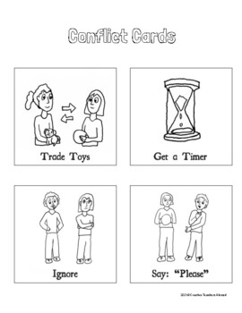Preview of Calm down corner - Social emotional activities- Conflict resolution 70+ pages