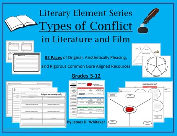 Preview of Conflict Element of Literature Unit Resources Common Core