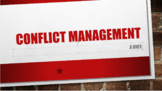 Conflict Management Unit