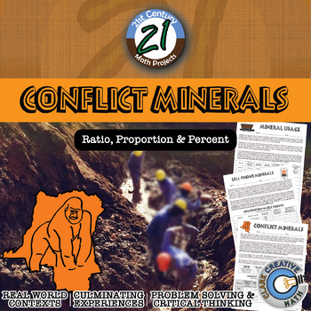 Preview of Conflict Minerals -- International Percent Change - 21st Century Math Project