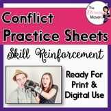 Conflict Practice Sheets - 3 Handouts on Internal & Extern