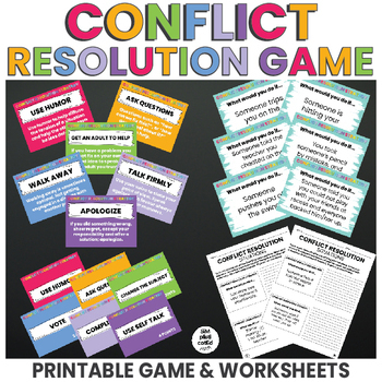 Preview of Conflict Resolution Activity | Game: Strategies and Situations