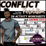 Conflict Resolution Activity Worksheets  (Print and Digital)