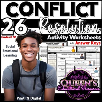 Preview of Conflict Resolution Worksheets | Conflict Resolution Activities | Conflict
