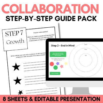 Preview of Conflict Resolution Worksheets & Presentation: Step by step Guide to Friendship