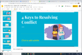 Conflict Resolution Classroom Lesson