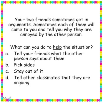 Conflict Resolution Click & Play Game / Social Skills / Friendship ...