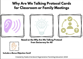Preview of Conflict Resolution & Collaborative Decison Making Digital Protocol Cards
