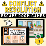 Conflict Resolution Escape Room BUNDLE for Teens with Auti