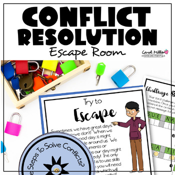 Preview of Conflict Resolution Escape Room | Problem Solving | Team Building