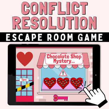 Preview of Conflict Resolution Escape Room for Autism, OT & Special Education