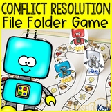 Conflict Resolution Counseling Game: File Folder Game for 