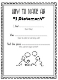 Conflict Resolution Game, Using I-Statements