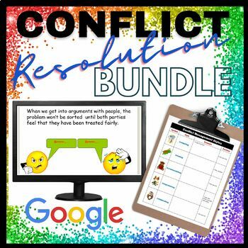 Preview of Conflict Resolution Google Bundle - Fully Editable