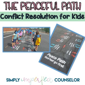 Preview of Conflict Resolution Guide for Kids | The Peaceful Path | Stencil Artwork ONLY