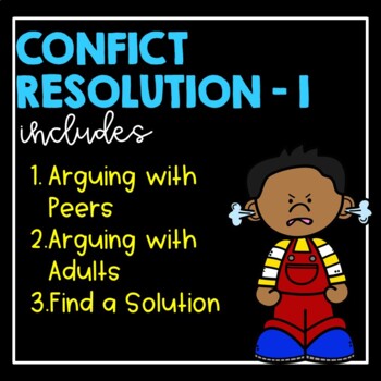 Preview of Conflict Resolution I- Social Story Bundle