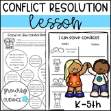 Conflict Resolution Lesson and PowerPoint: K-5th Grade