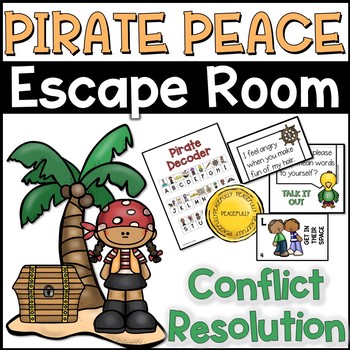 Preview of Conflict Resolution Pirate Escape Room