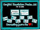 Conflict Resolution Poster Set (Teal) by Counseling from t