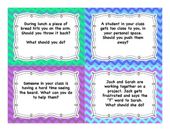 Conflict Resolution Task Cards Grades 4-6 by Practical Resources