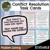 Conflict Resolution Task Cards | Problem Solving Activity 