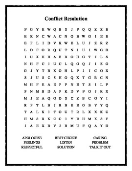word search conflict resolution