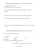 Conflict Resolution Worksheet: Made for 2 conflict TED Tal